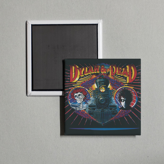 Bob Dylan - Dylan & The Dead (Live) Album Cover Fridge Magnet