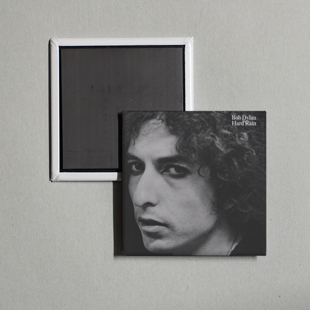 Bob Dylan - Hard Rain (Live) Album Cover Fridge Magnet
