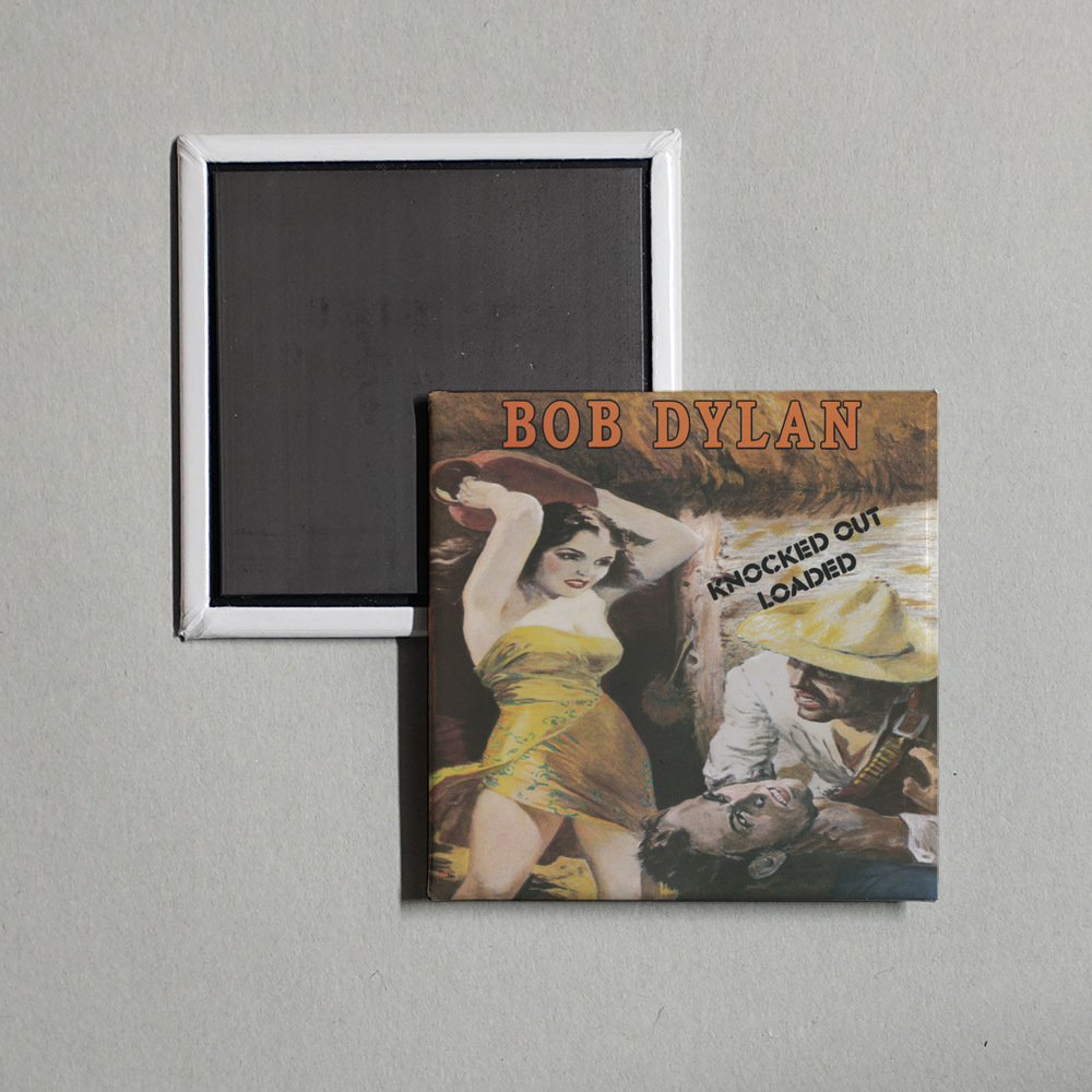Bob Dylan - Knocked Out Loaded Album Cover Fridge Magnet