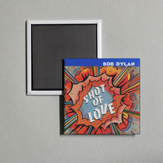 Bob Dylan - Shot Of Love Album Cover Fridge Magnet