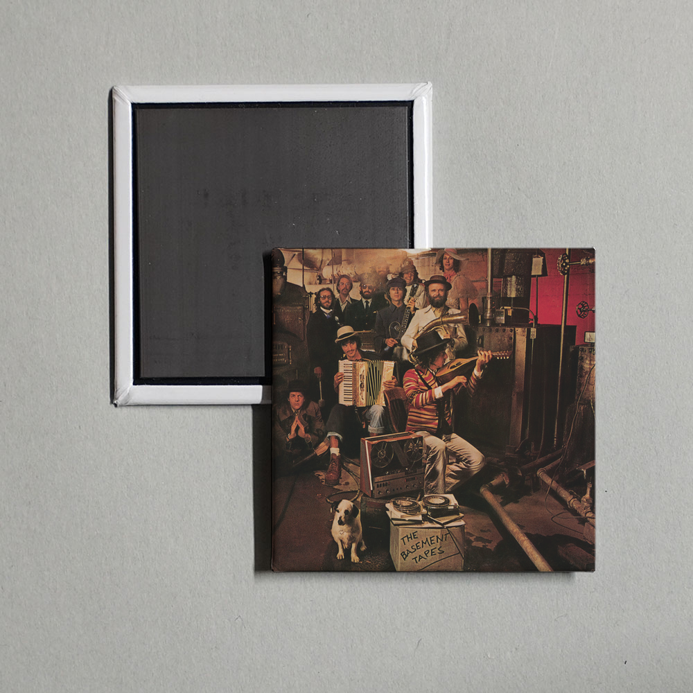 Bob Dylan - The Basement Tapes Album Cover Fridge Magnet