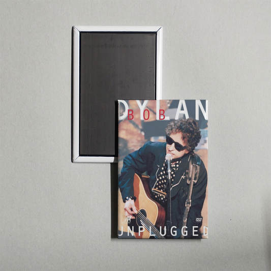 Bob Dylan MTV Unplugged Mini Movie Fridge Magnet