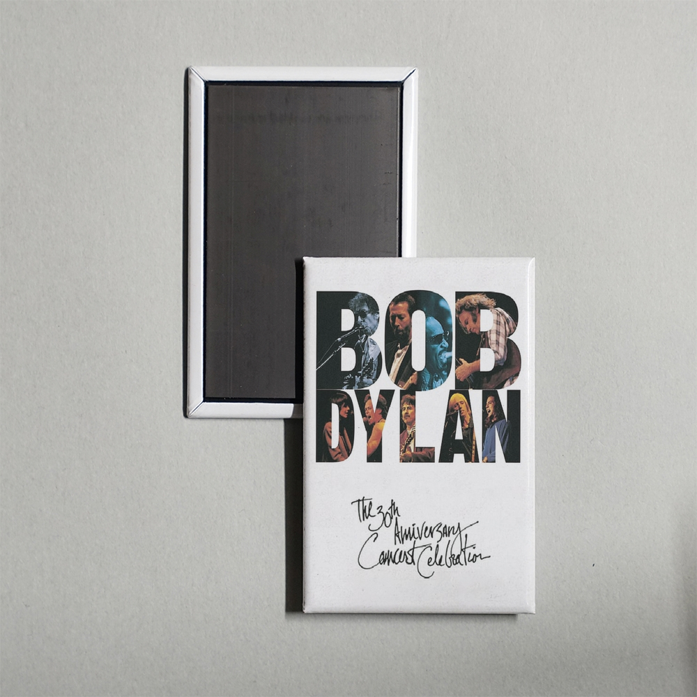 Bob Dylan The 30th Anniversary Concert Celebration Mini Movie Fridge Magnet