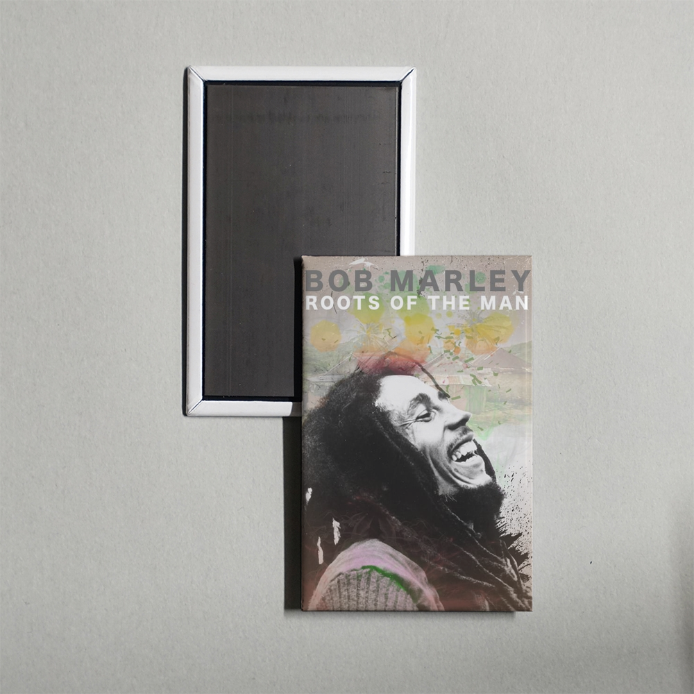Bob Marley Roots of the Man Mini Movie Fridge Magnet