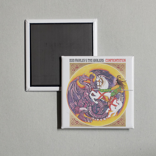Bob Marley & The Wailers - Confrontation Album Cover Fridge Magnet