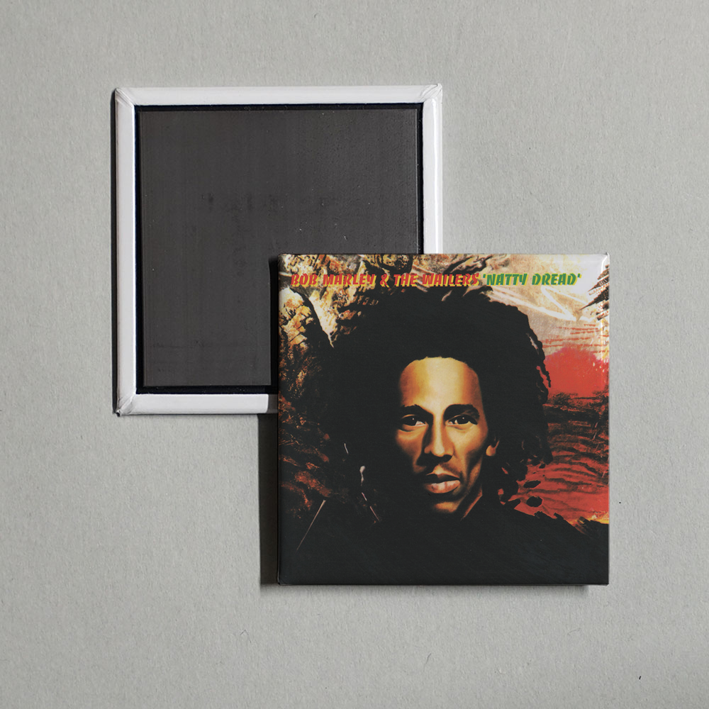 Bob Marley & The Wailers - Natty Dread Album Cover Fridge Magnet