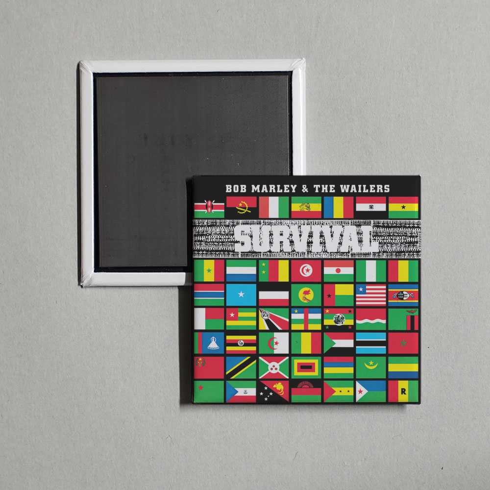 Bob Marley & The Wailers - Survival Album Cover Fridge Magnet