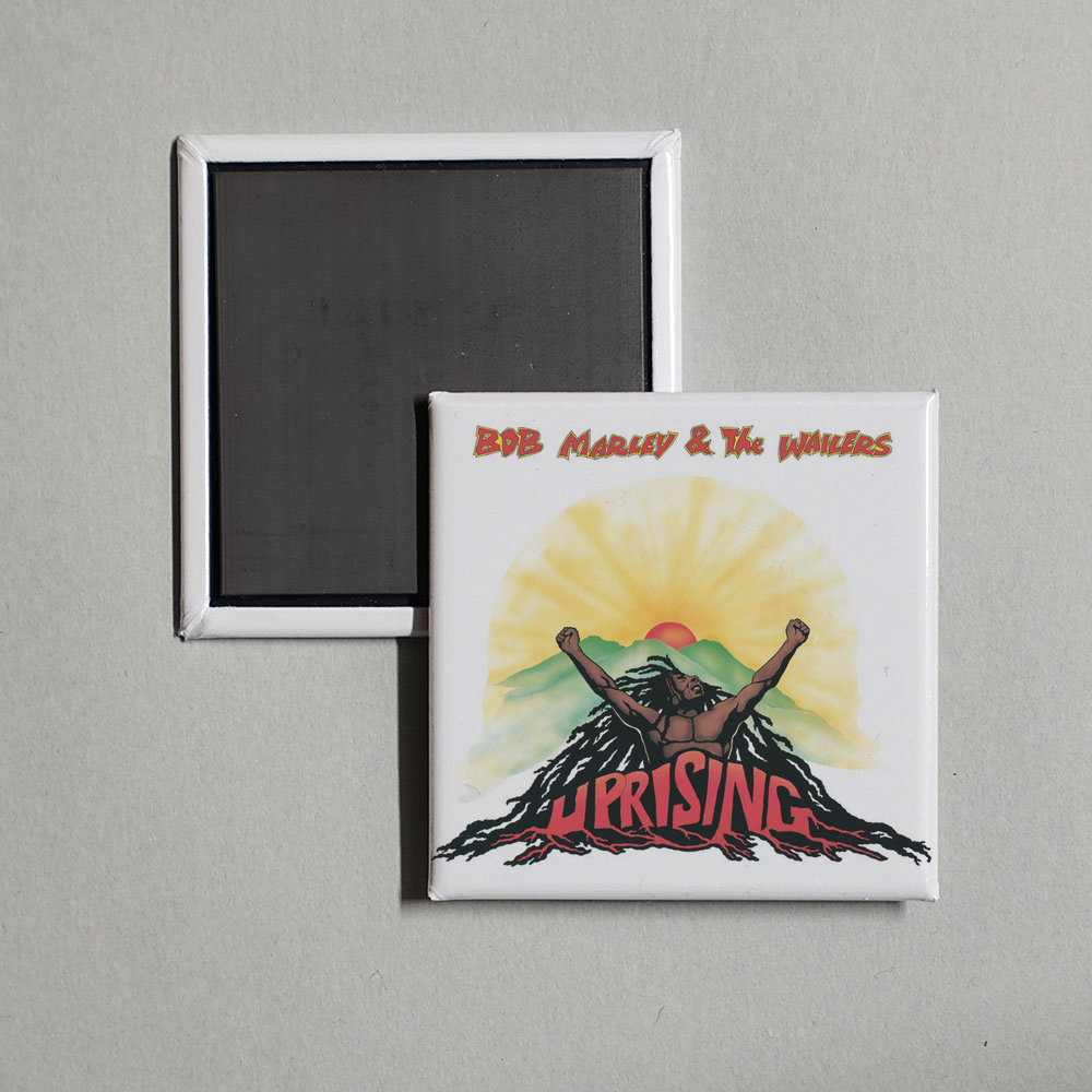 Bob Marley & The Wailers - Uprising Album Cover Fridge Magnet