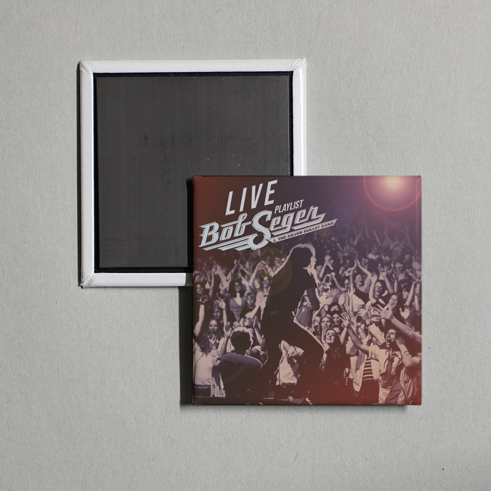 Bob Seger - Live Album Cover Fridge Magnet