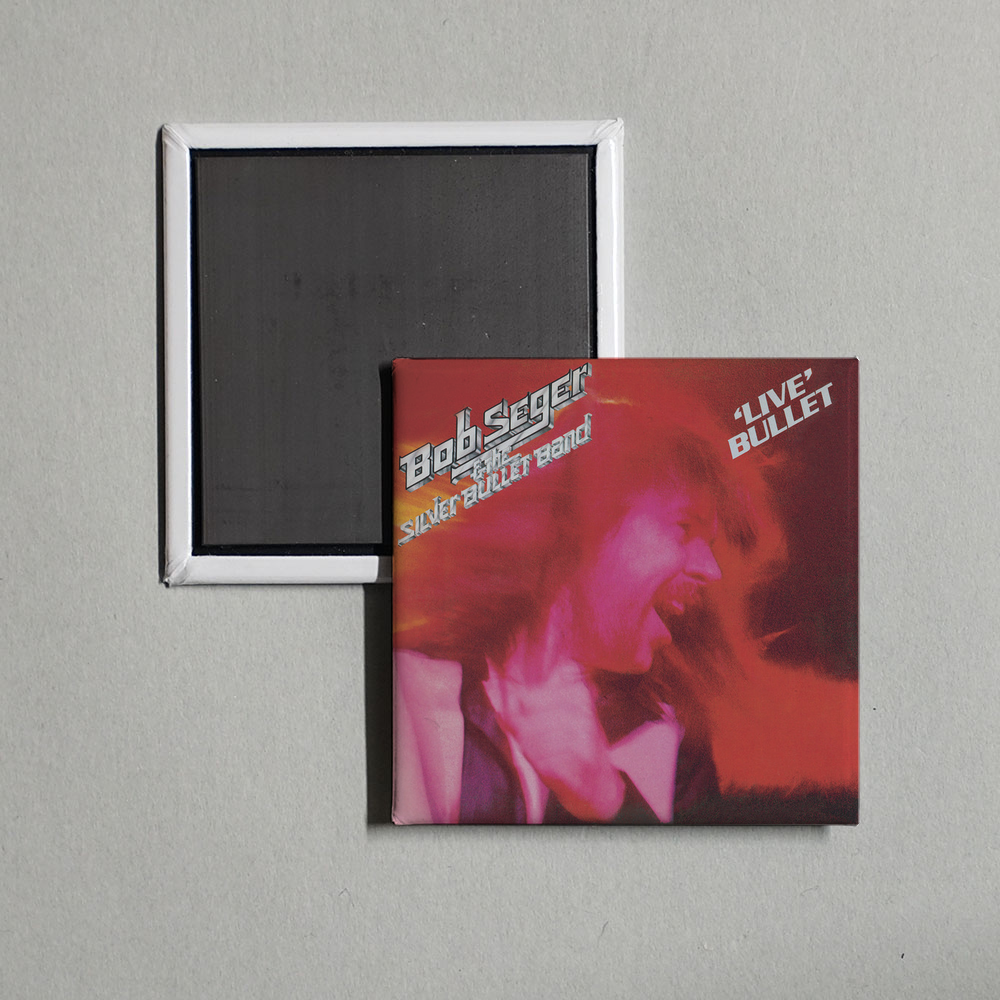 Bob Seger - Live Bullet Album Cover Fridge Magnet