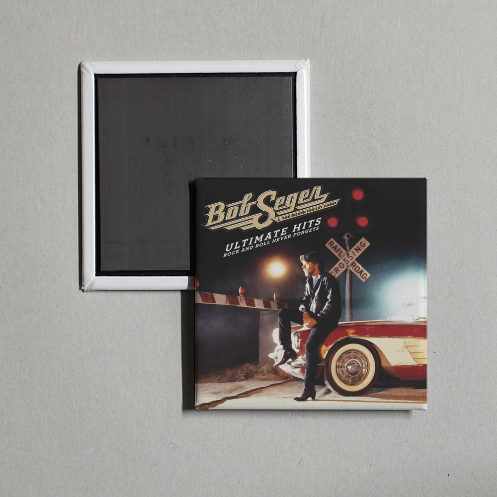Bob Seger - Ultimate Hits Rock And Roll Never Forgets (Remastered) Album Cover Fridge Magnet