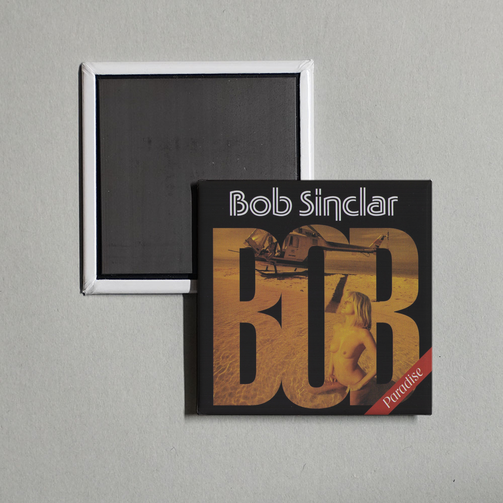 Bob Sinclar - Paradise Album Cover Fridge Magnet
