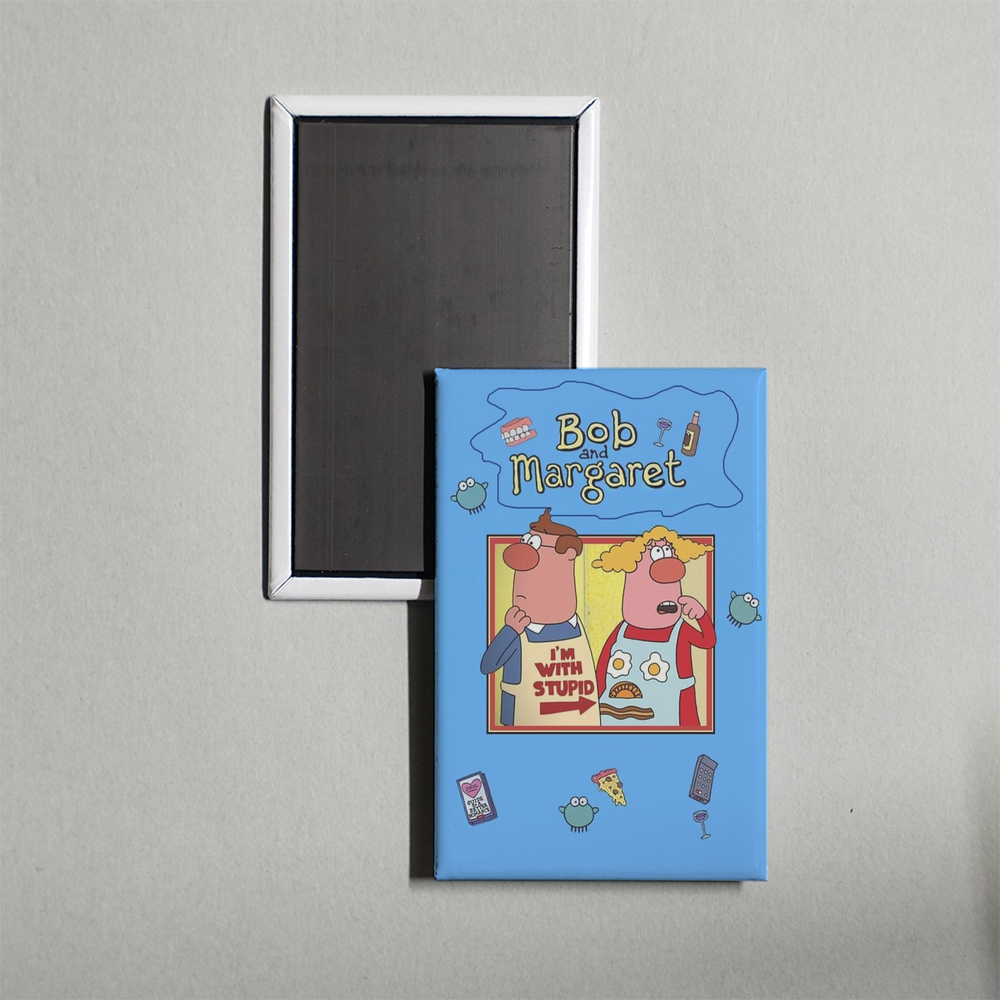 Bob and Margaret TV Show Fridge Magnet