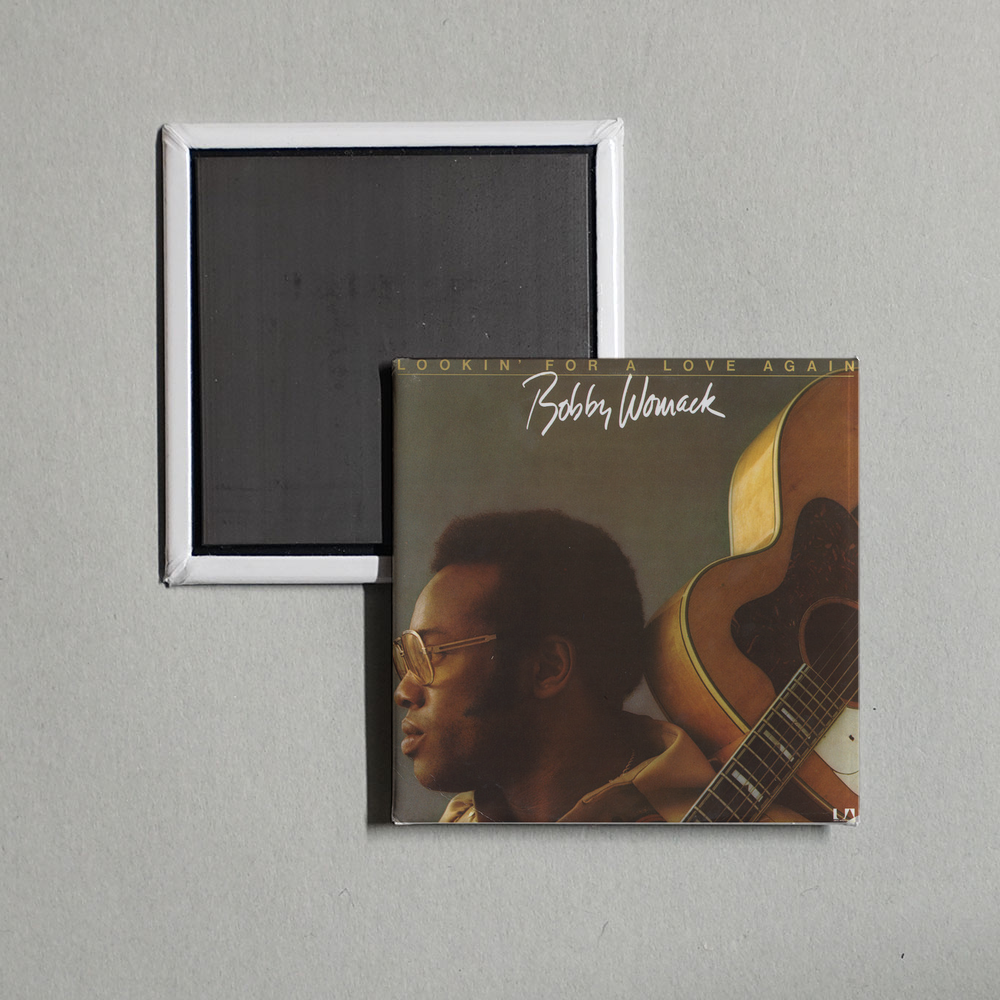 Bobby Womack - Lookin' For Love Again Album Cover Fridge Magnet