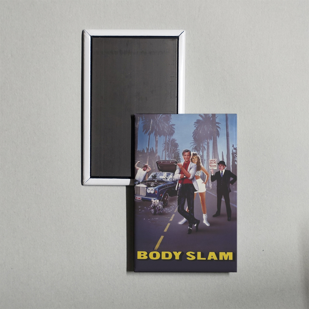 Body Slam Mini Movie Fridge Magnet