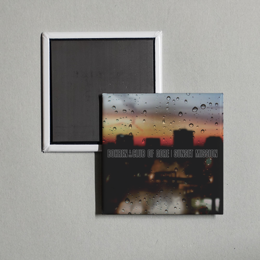 Bohren & Der Club Of Gore - Sunset Mission Album Cover Fridge Magnet