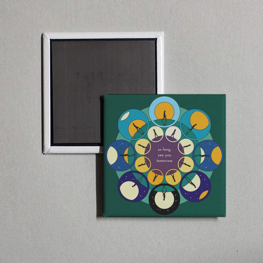 Bombay Bicycle Club - So Long, See You Tomorrow Album Cover Fridge Magnet