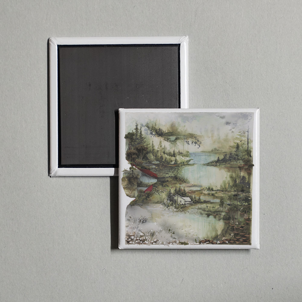 Bon Iver - Bon Iver, Bon Iver Album Cover Fridge Magnet