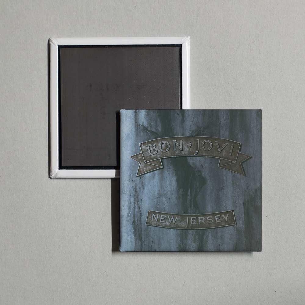 Bon Jovi - New Jersey Album Cover Fridge Magnet