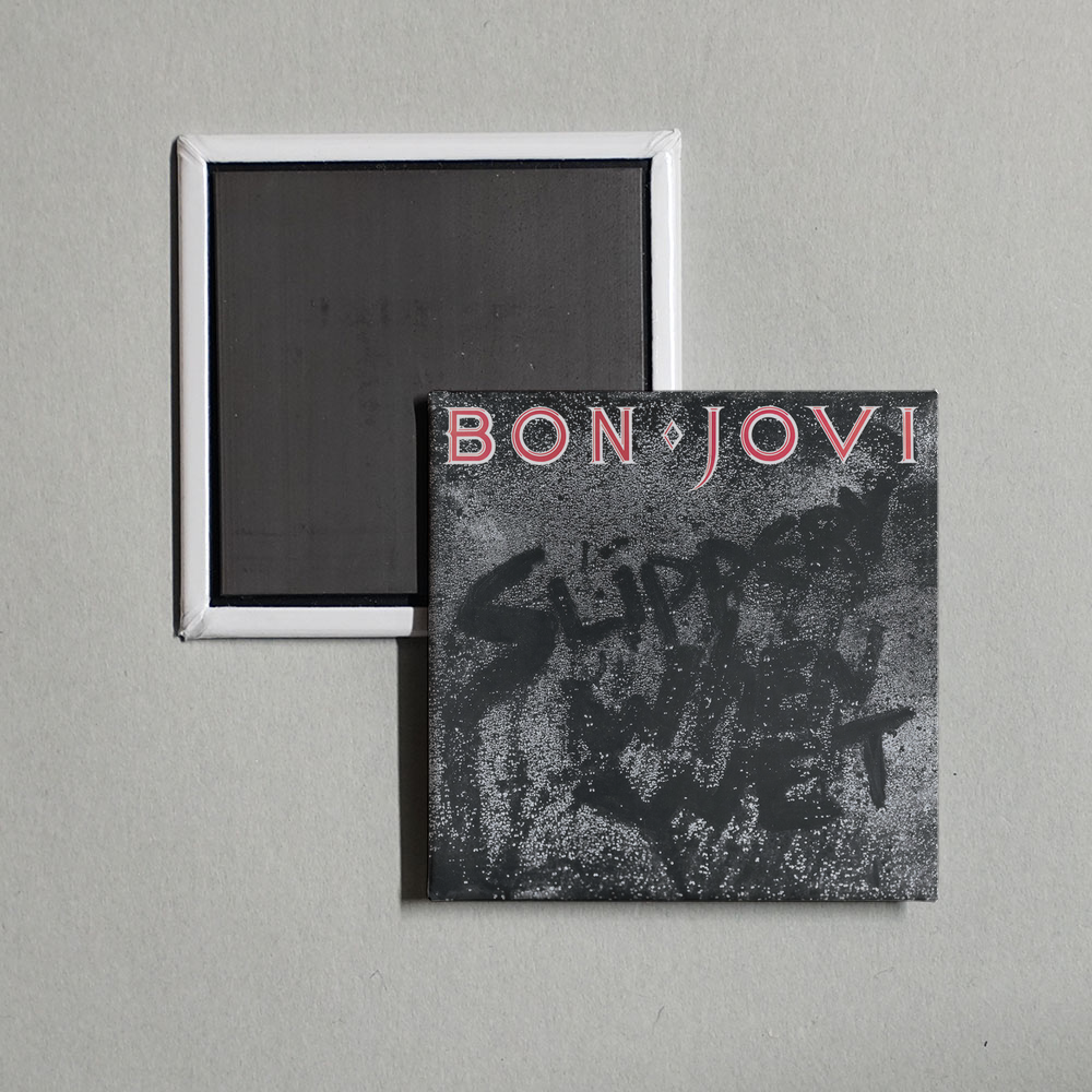 Bon Jovi - Slippery When Wet Album Cover Fridge Magnet