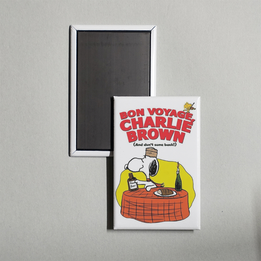 Bon Voyage, Charlie Brown (and Don't Come Back!) Mini Movie Fridge Magnet