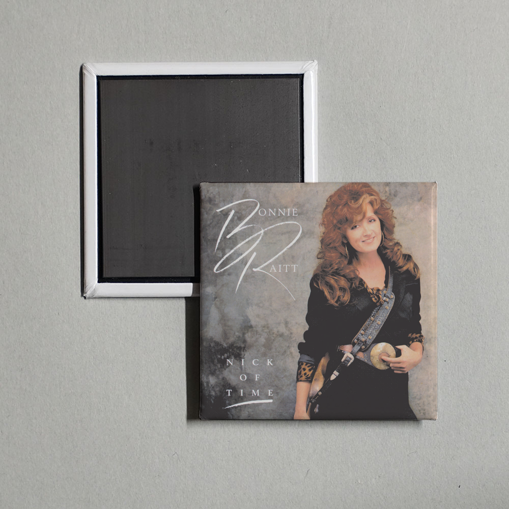 Bonnie Raitt - Nick Of Time Album Cover Fridge Magnet
