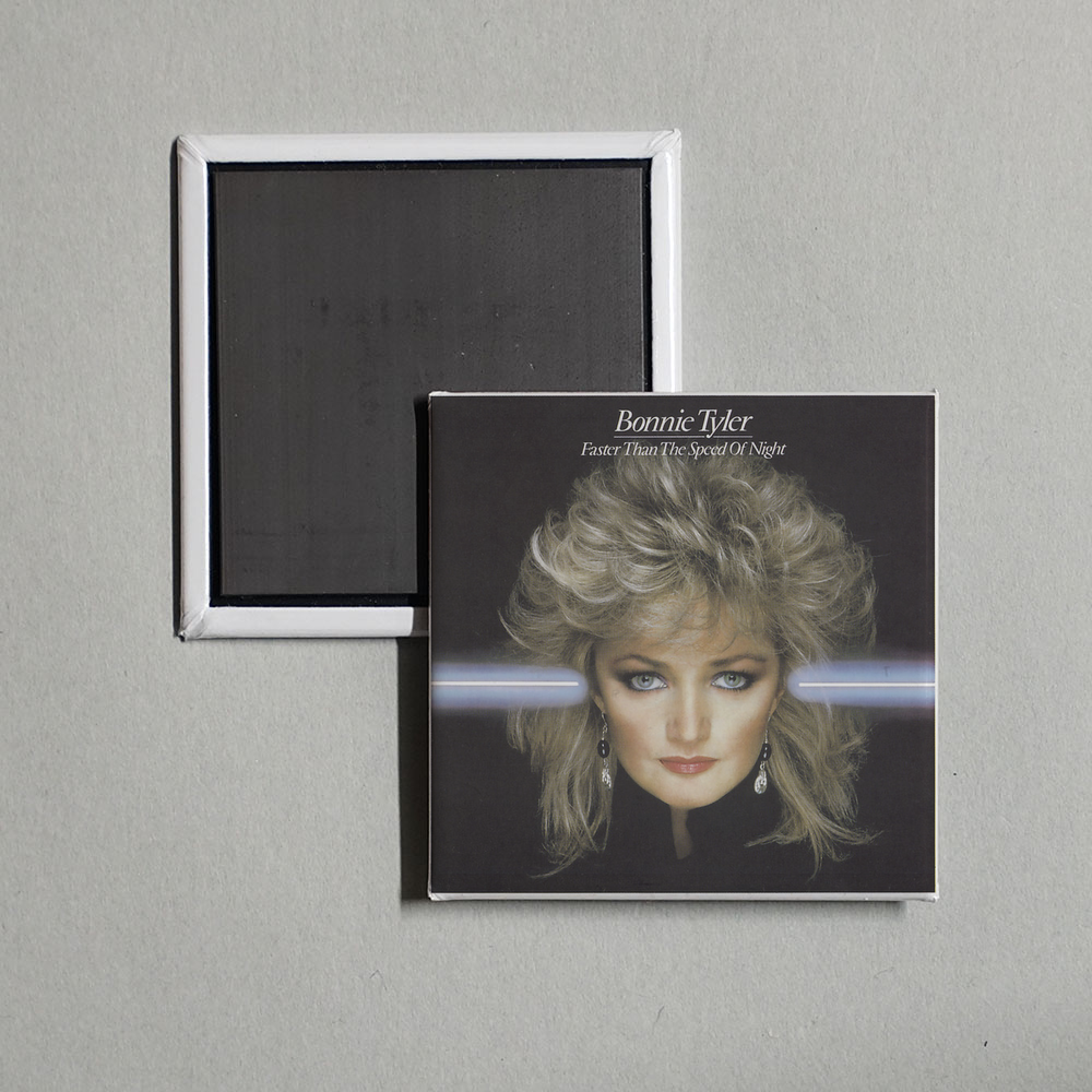 Bonnie Tyler - Faster Than the Speed of Night Album Cover Fridge Magnet