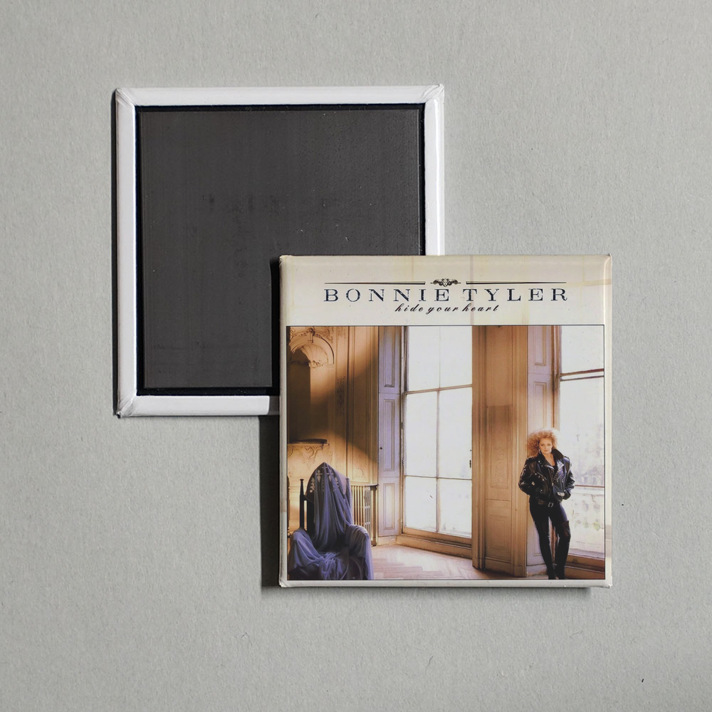 Bonnie Tyler - Hide Your Heart Album Cover Fridge Magnet