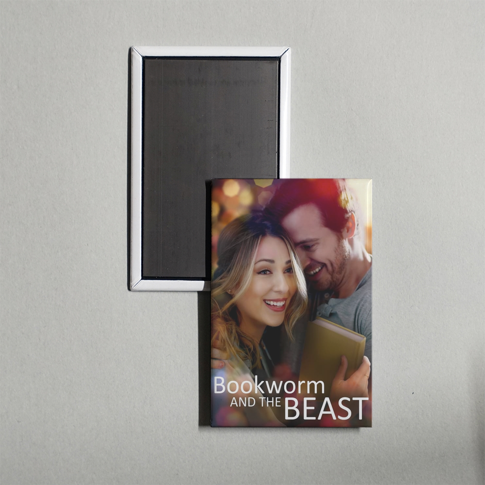 Bookworm and the Beast Mini Movie Fridge Magnet