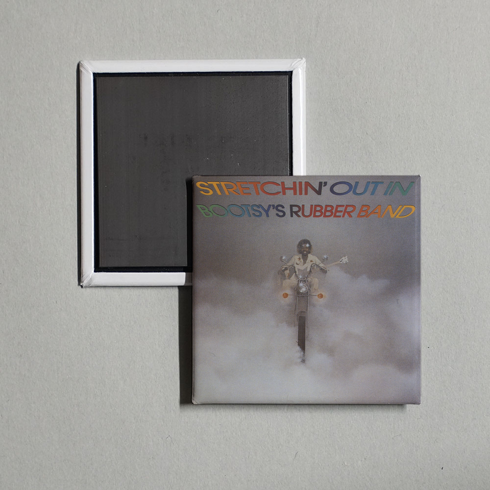 Bootsy Collins - Stretchin' Out In Bootsy's Rubber Band Album Cover Fridge Magnet