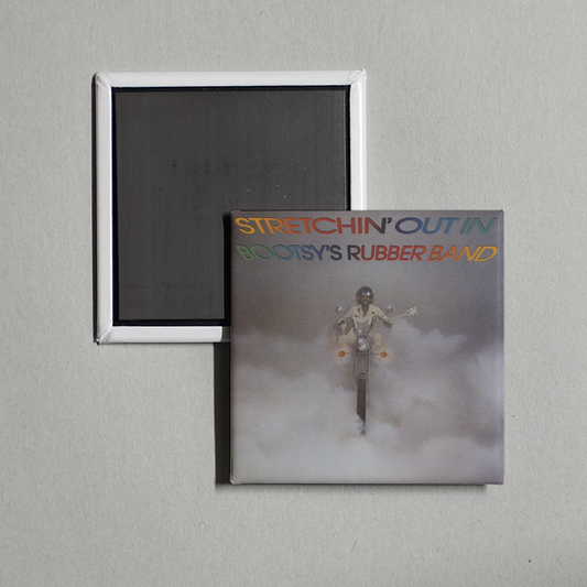 Bootsy Collins - Stretchin' Out In Bootsy's Rubber Band Album Cover Fridge Magnet