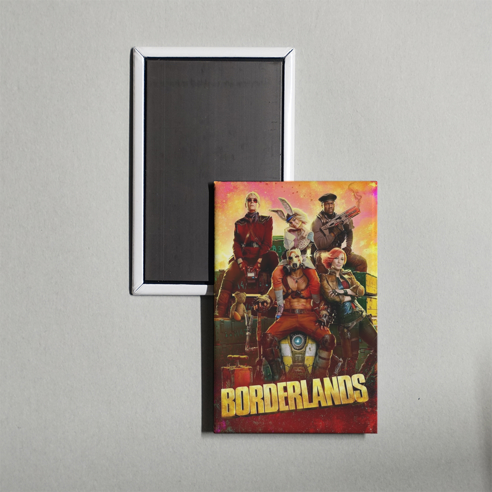 Borderlands Mini Movie Fridge Magnet
