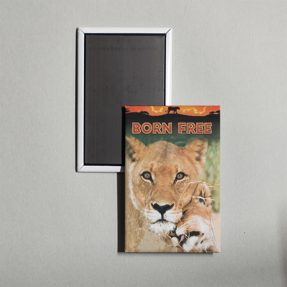 Born Free TV Show Fridge Magnet