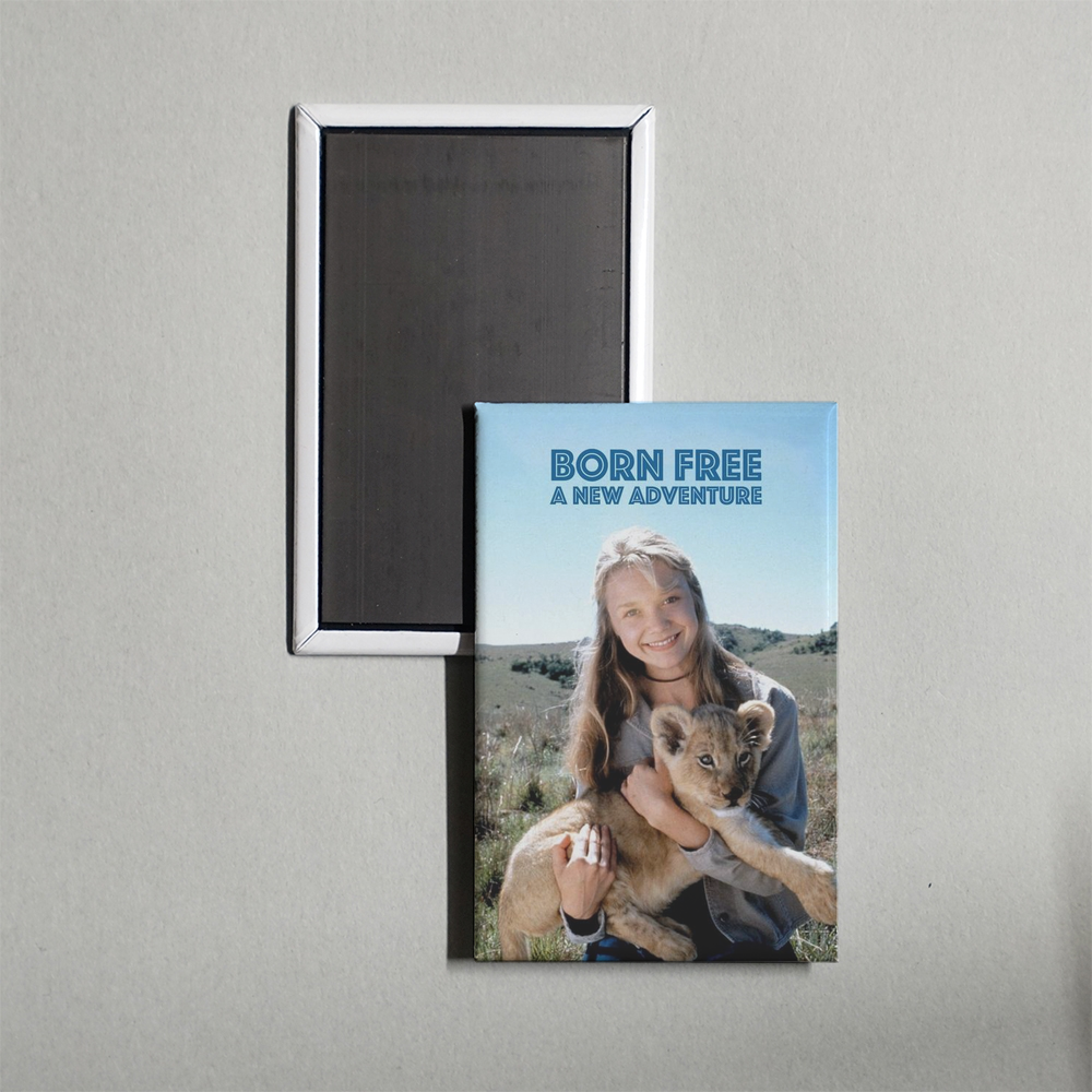 Born Free A New Adventure Mini Movie Fridge Magnet