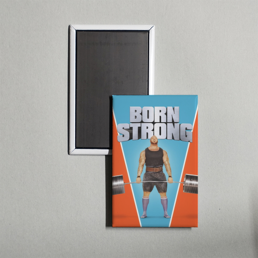 Born Strong Mini Movie Fridge Magnet