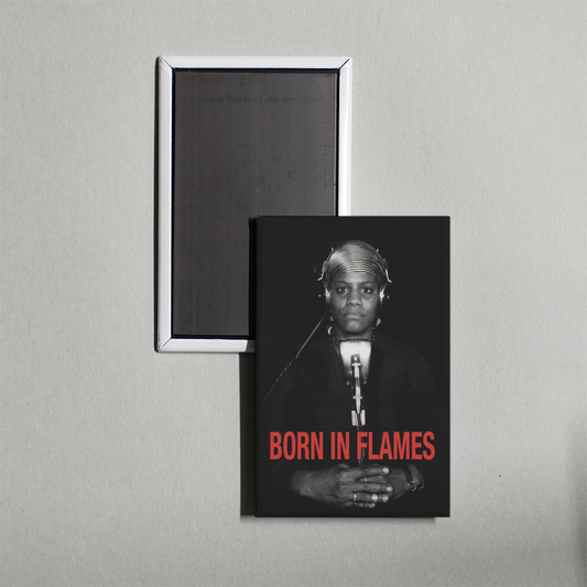 Born in Flames Mini Movie Fridge Magnet