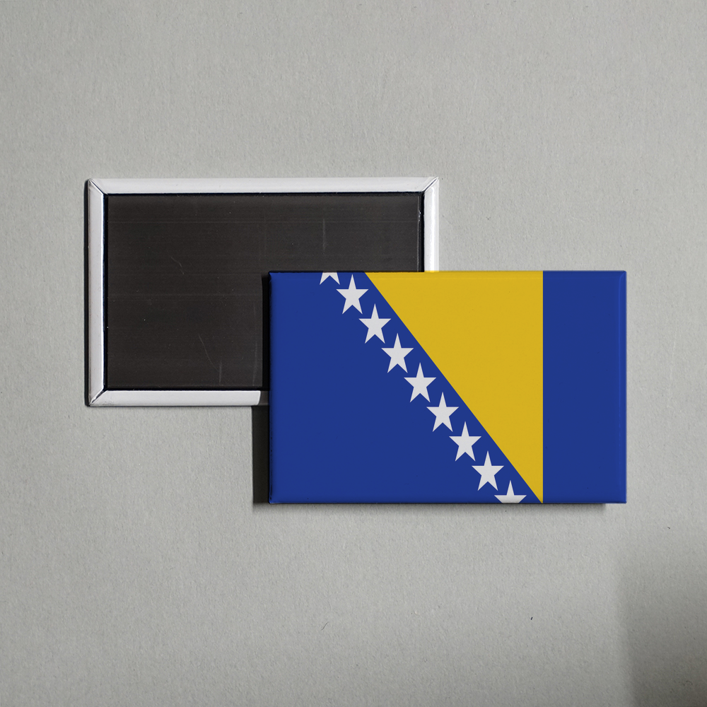 Bosnia and Herzegovina Flag Fridge Magnet