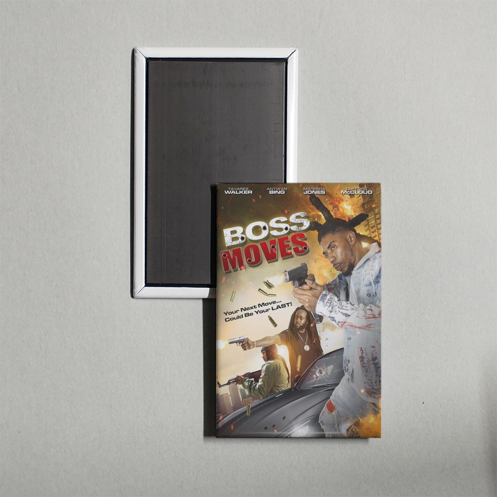 Boss Moves Mini Movie Fridge Magnet