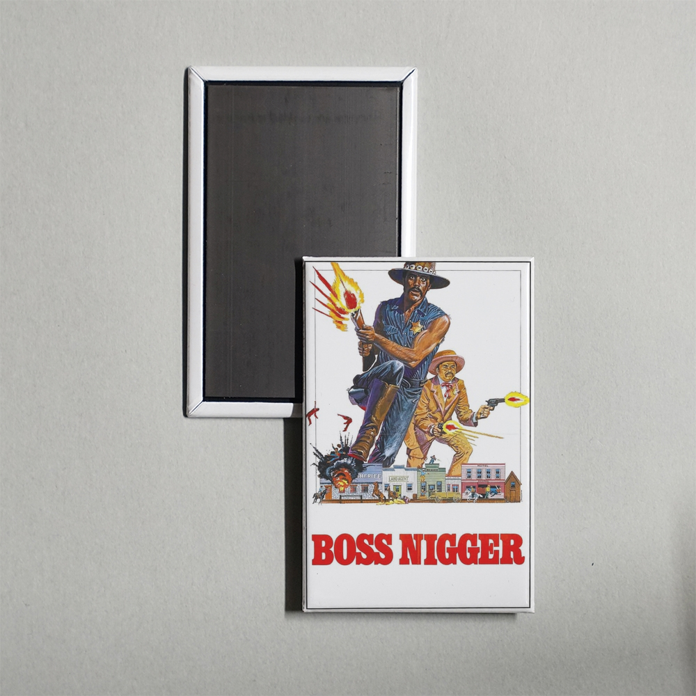 Boss Nigger Mini Movie Fridge Magnet