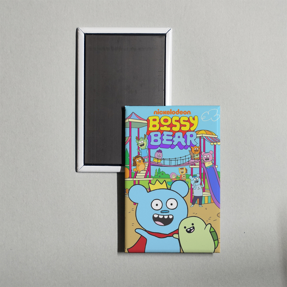 Bossy Bear TV Show Fridge Magnet