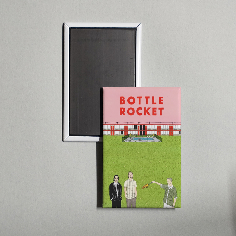 Bottle Rocket Mini Movie Fridge Magnet