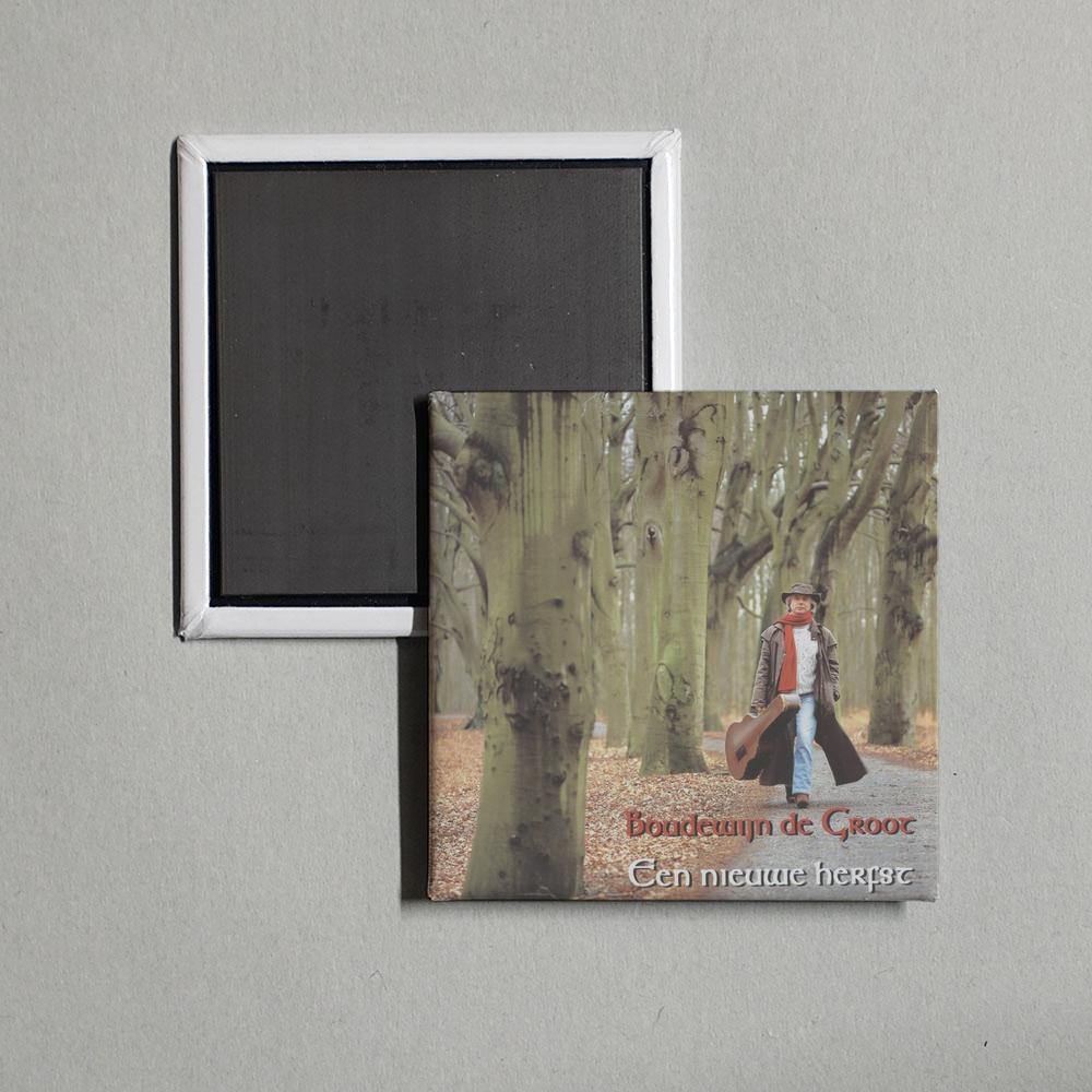 Boudewijn de Groot - Een Nieuwe Herfst Album Cover Fridge Magnet