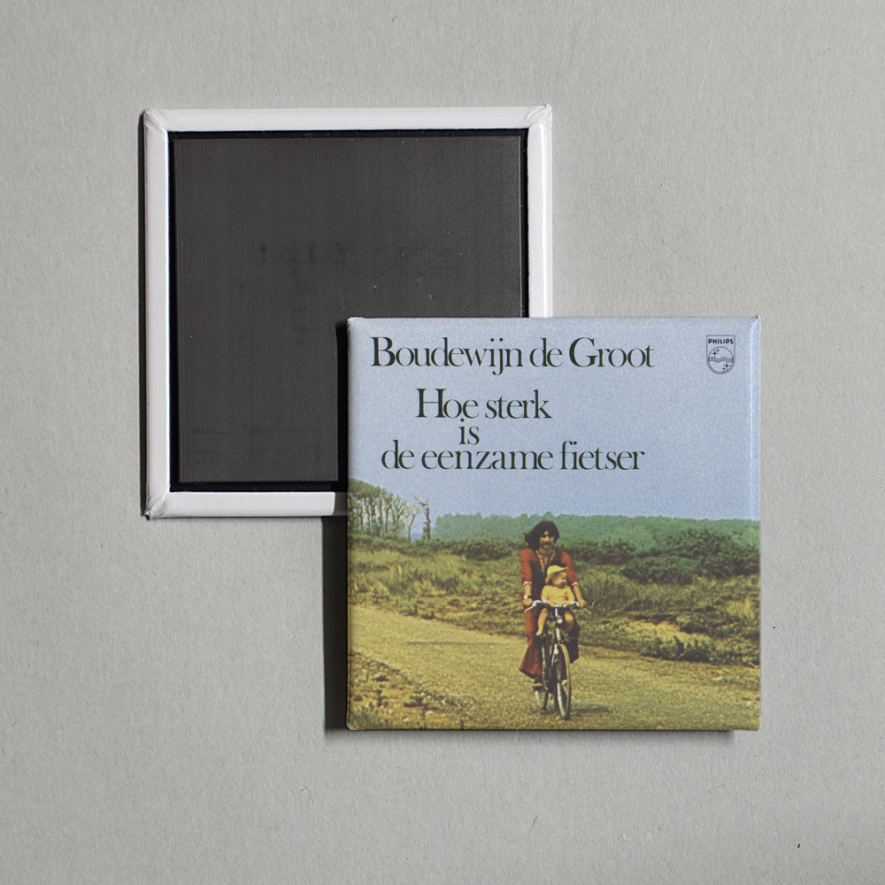 Boudewijn de Groot - Hoe Sterk Is De Eenzame Fietser Album Cover Fridge Magnet