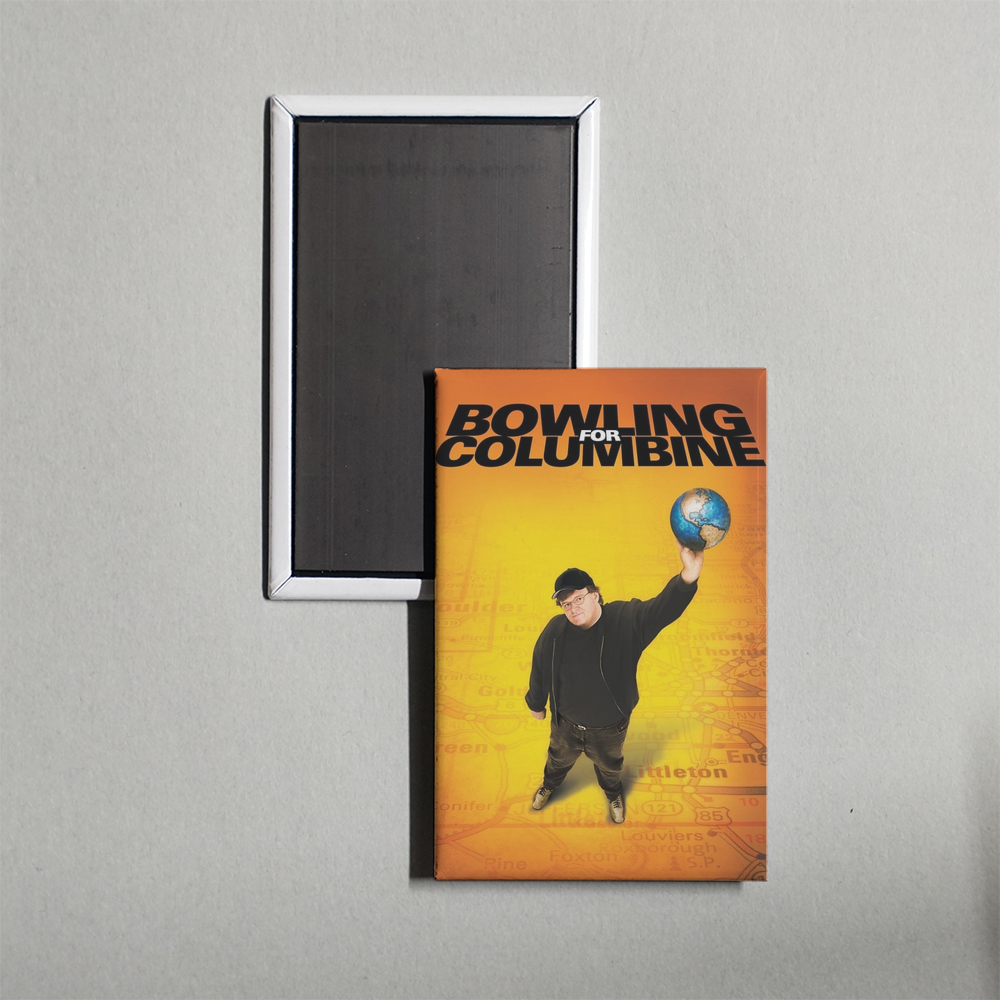 Bowling for Columbine Mini Movie Fridge Magnet