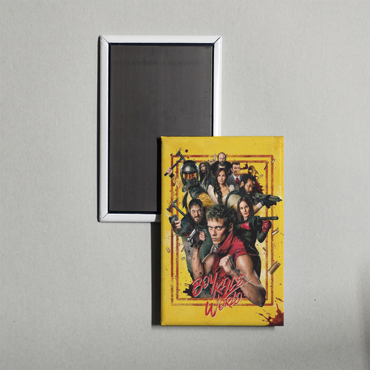 Boy Kills World Mini Movie Fridge Magnet