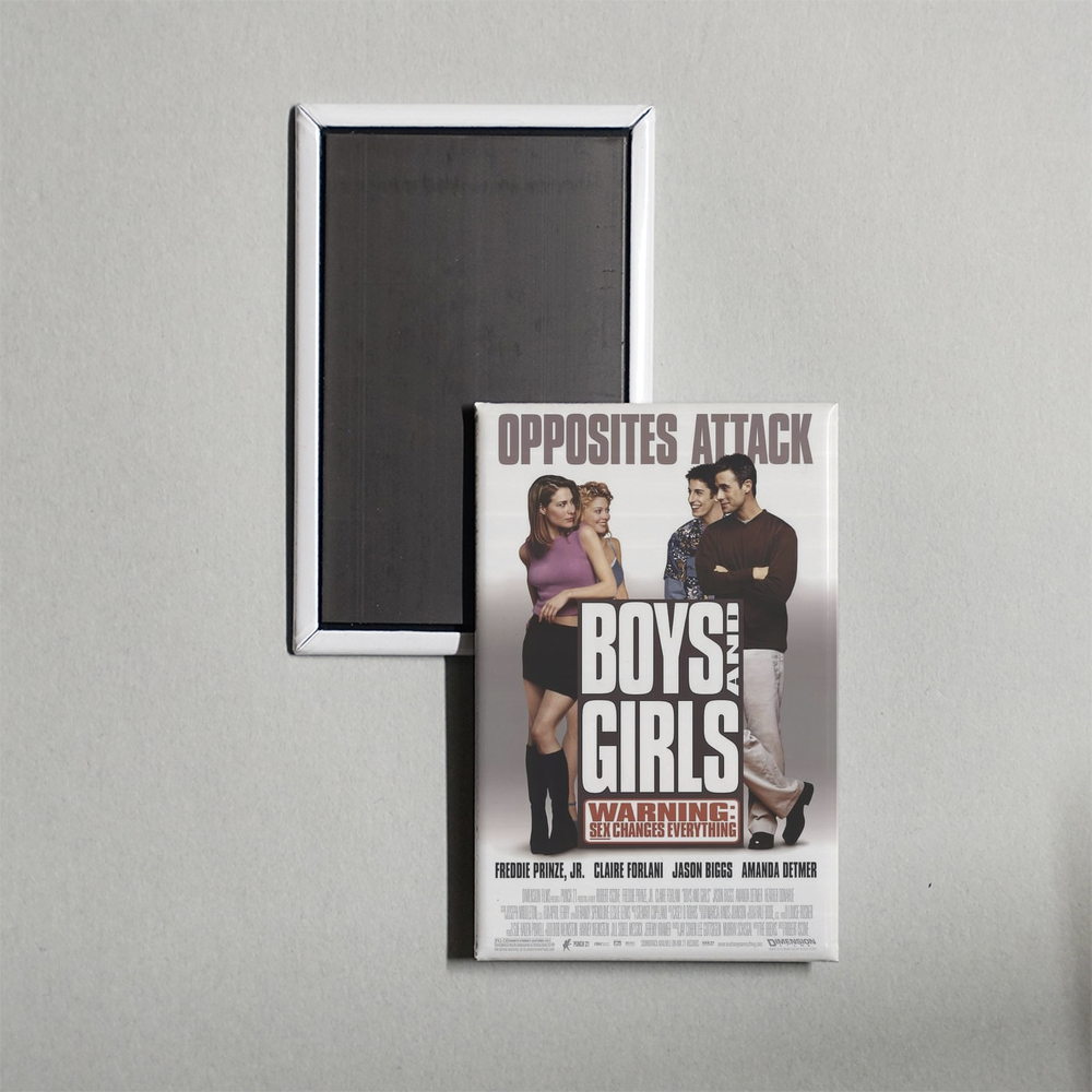 Boys and Girls Mini Movie Fridge Magnet