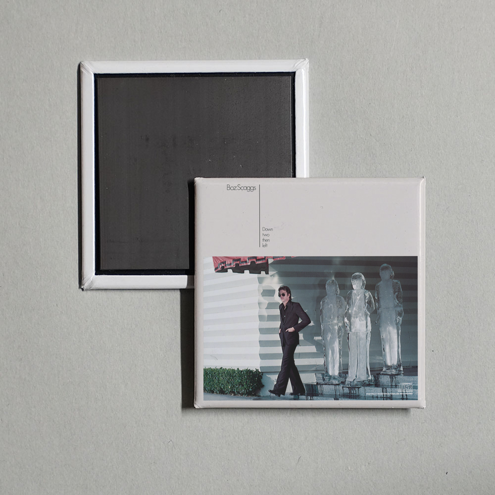 Boz Scaggs - Down Two Then Left Album Cover Fridge Magnet