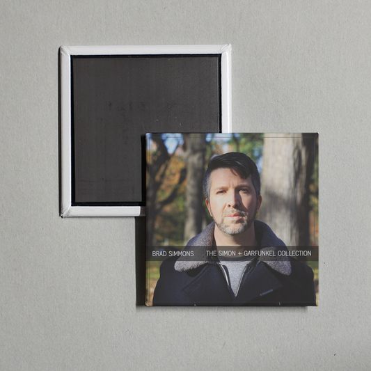 Brad Simmons - The Simon + Garfunkel Collection Album Cover Fridge Magnet