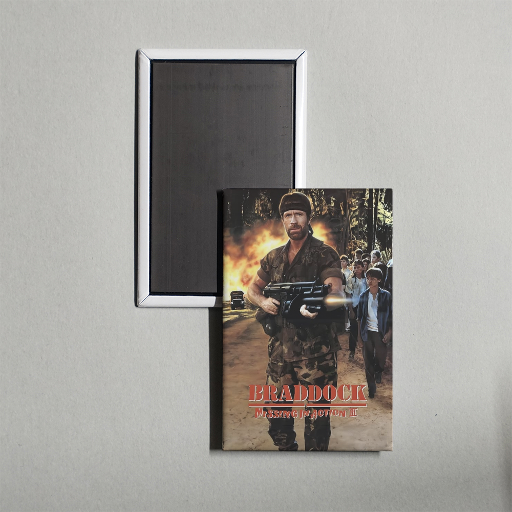 Braddock Missing in Action III Mini Movie Fridge Magnet