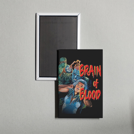 Brain of Blood Mini Movie Fridge Magnet